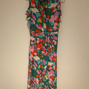 J. Crew, midi length sleeveless, floral dress